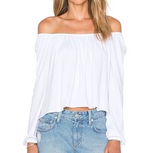 Bobi Lightweight Jersey Gathered Tee